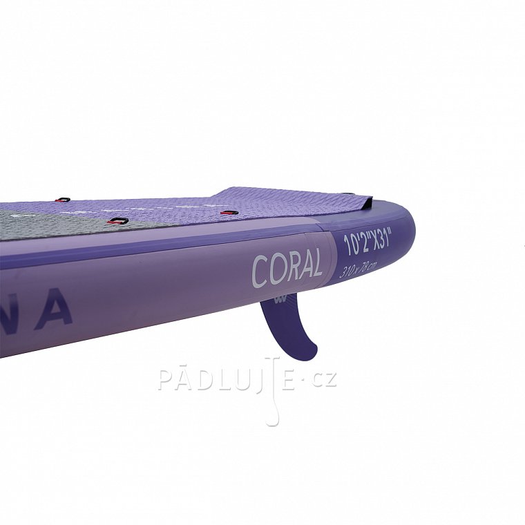 Paddleboard AQUA MARINA CORAL 10'2 fialová sada 2023