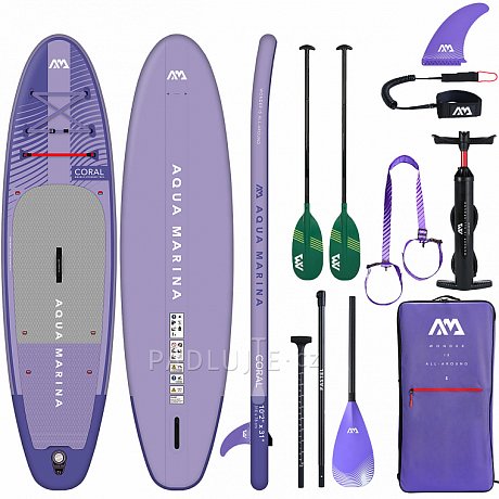 Paddleboard AQUA MARINA CORAL 10'2 fialová