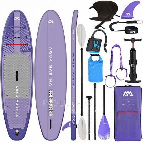 Paddleboard AQUA MARINA CORAL 10'2 fialová