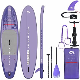 Paddleboard AQUA MARINA CORAL 10'2 fialová