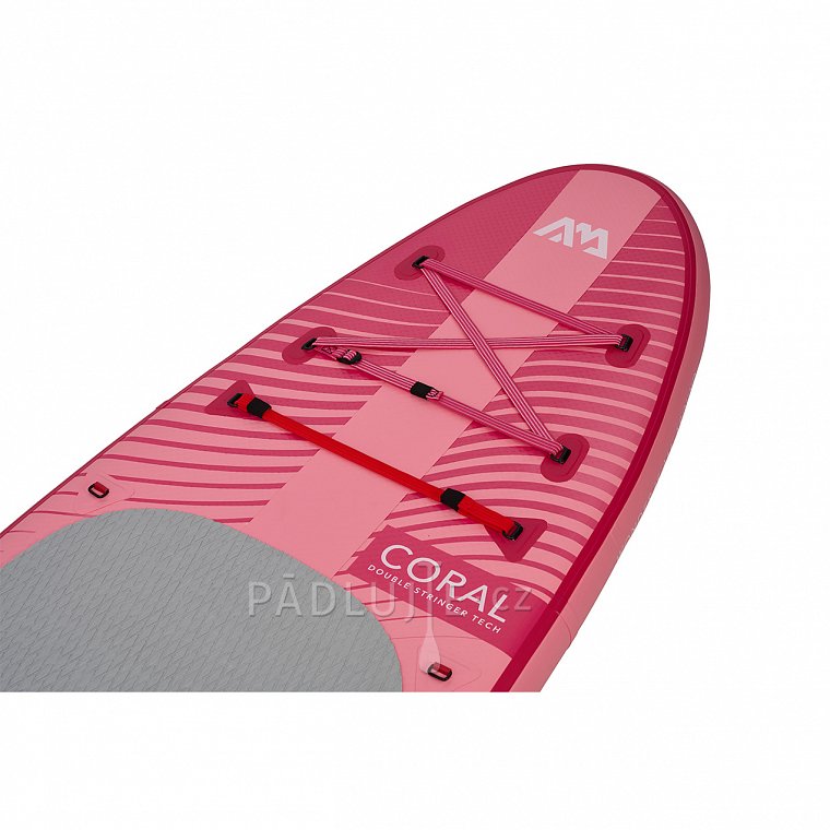 Paddleboard AQUA MARINA CORAL 10'2 malinová sada 2023