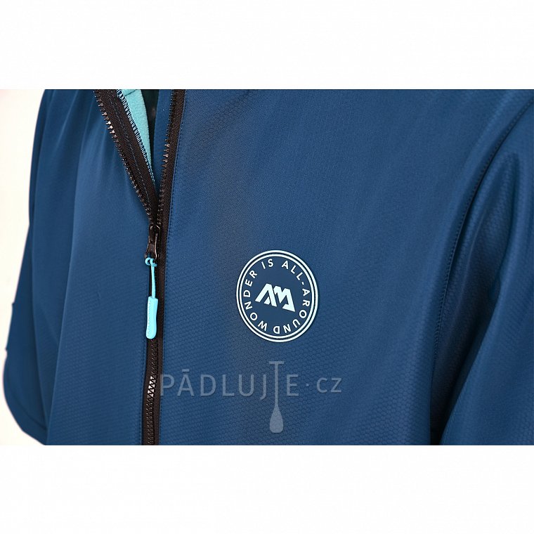 Pončo Aqua Marina Water-repellent Thermal (Navy) pro snadné převlékání v chladném počasí - L