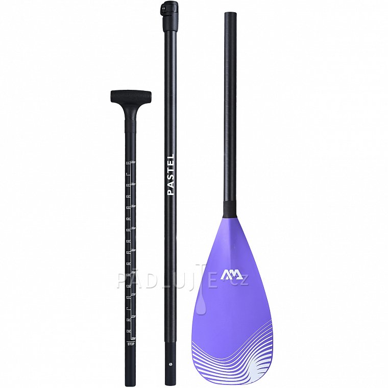 Pádlo AQUA MARINA PASTEL PURPLE 3-dílné nastavitelné pro paddleboard