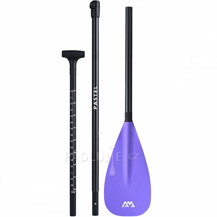 Pádlo AQUA MARINA PASTEL PURPLE 3-dílné nastavitelné pro paddleboard