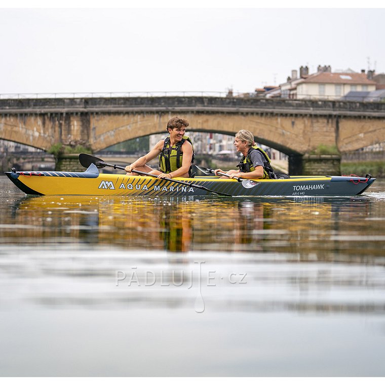 Kajak AQUA MARINA TOMAHAWK AIR-K 440 model 2023 - dvoumístný nafukovací