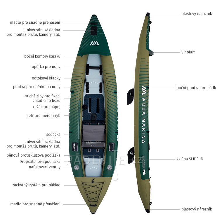 Kajak AQUA MARINA CALIBER 13'1