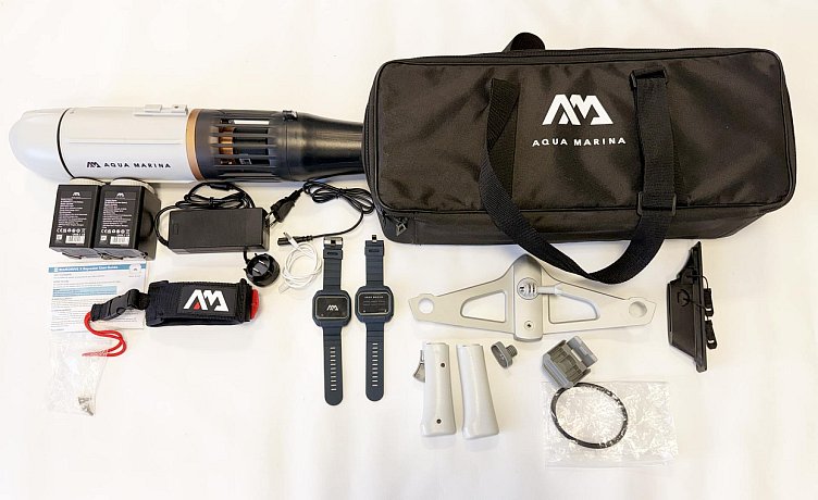 AQUA MARINA BlueDrive X PRO skútr nebo motor k paddleboardu, kajaku - 2x baterie, 1x nabíječka