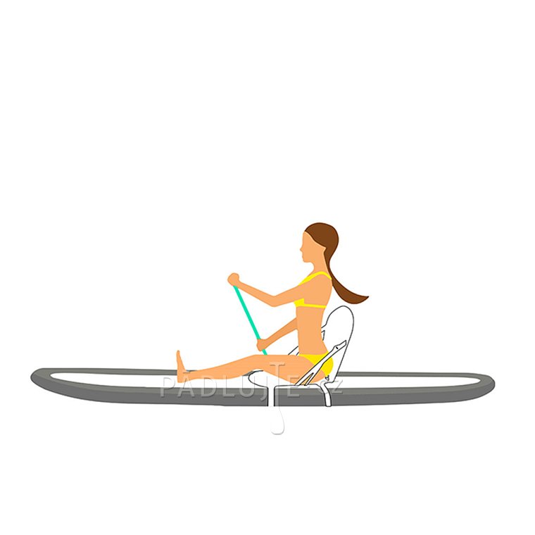 Kajaková sedačka YATE MIDI k paddleboardu - pro uchycení bez oček