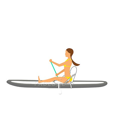 Kajaková sedačka YATE MAXIM DE LUXE k paddleboardu - pro uchycení bez oček
