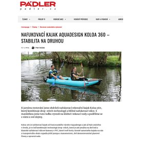 Kajak AQUADESIGN Koloa 360 - nafukovací dvoumístný