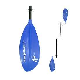 Pádlo AQUADESIGN K1 ATTAK 4  blue kajakové