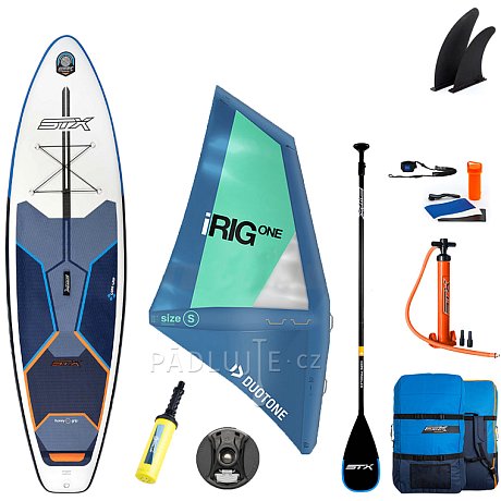 Paddleboard STX Hybrid Junior Cruiser 8' komplet s nafukovací plachtou - nafukovací paddleboard