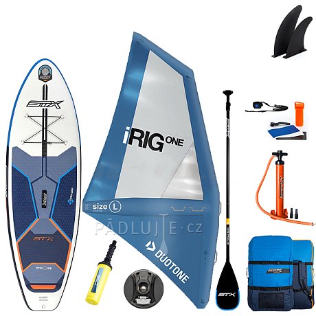 Paddleboard STX Hybrid Cruiser 10’4” komplet s nafukovací plachtou - nafukovací paddleboard a windsurfing