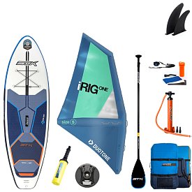 Paddleboard STX Hybrid Cruiser 10’4” komplet s nafukovací plachtou - nafukovací paddleboard a windsurfing