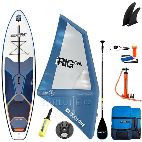 Paddleboard STX WindSUP Hybrid Cruiser 10’8” komplet s nafukovací plachtou - nafukovací paddleboard a windsurfing