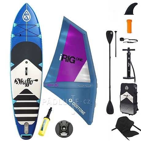 Paddleboard SKIFFO SMU 10'4 COMBO komplet s nafukovací plachtou - nafukovací paddleboard, windsurfing, kajak