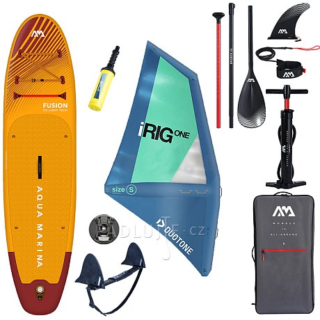 Paddleboard AQUA MARINA FUSION 10'10 komplet s nafukovací plachtou DUOTONE