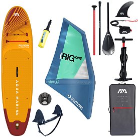 Paddleboard AQUA MARINA FUSION 10'10 komplet s nafukovací plachtou DUOTONE