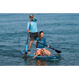 Tričko pánské PADDLEBOARDING LIGHT BLUE lycra dlouhý rukáv