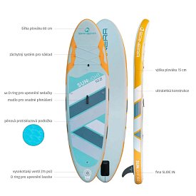 Paddleboard SPINERA SPINERA Sun Light 10'2 - nafukovací paddleboard