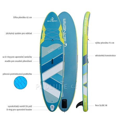 Paddleboard SPINERA Sun Light 11'0 - nafukovací paddleboard