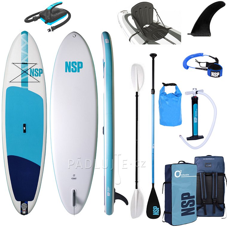 Paddleboard NSP 10’6 O2 Allrounder LT 32″ x 6″ - nafukovací