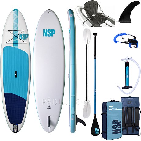 Paddleboard NSP 12’6 O2 Allrounder LT 32″ x 6″ - nafukovací