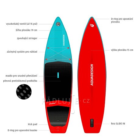 Paddleboard AQUADESIGN Arko 11' - nafukovací