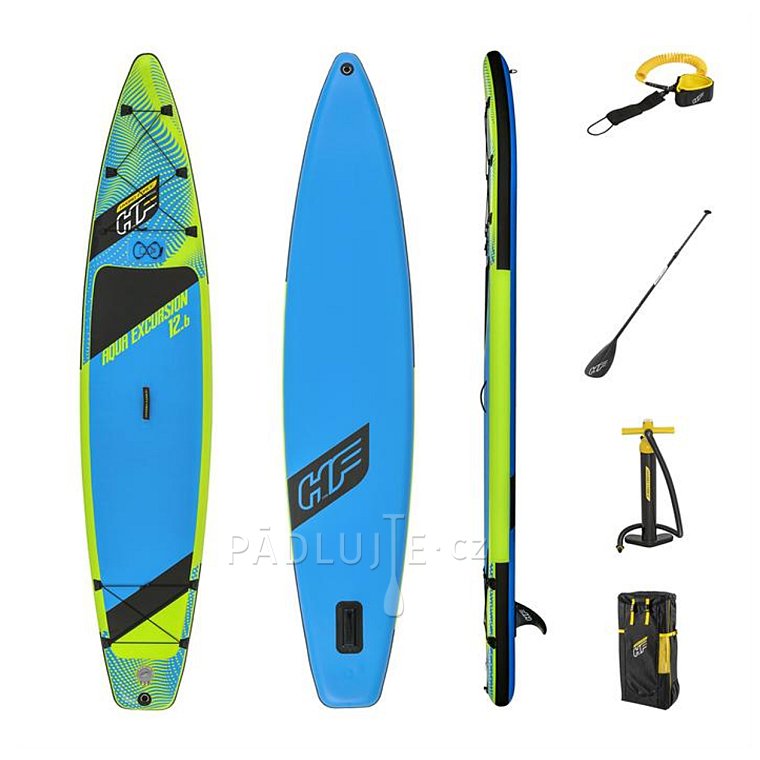 Paddleboard HYDRO FORCE AQUA EXCURSION 12'6'' s pádlem - nafukovací paddleboard