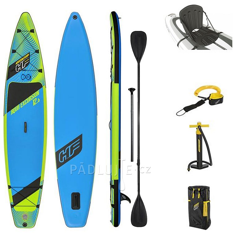 Paddleboard HYDRO FORCE AQUA EXCURSION 12'6'' s pádlem - nafukovací paddleboard