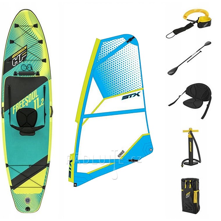 Paddleboard HYDRO FORCE FREESOUL COMBO 11'2 komplet s plachtou 2023 - nafukovací paddleboard, windsurfing, kajak