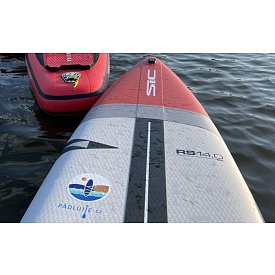 Samolepka na auto paddleboarding