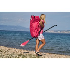 Tričko dámské PADDLEBOARDING PINK lycra krátký rukáv