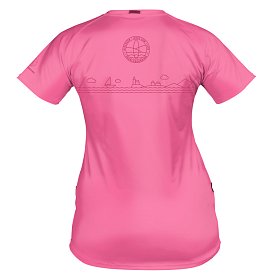 Tričko dámské PADDLEBOARDING PINK lycra krátký rukáv