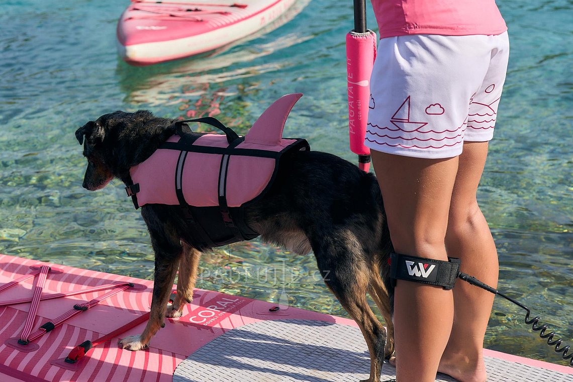 Kraťasy dámské PADDLEBOARDING PINK růžové volné