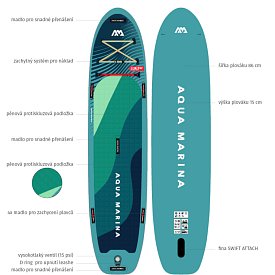 Paddleboard AQUA MARINA SuperTrip 12'6 - nafukovací model 2024