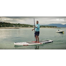 Paddleboard F2 SECTOR 11'5 COMBO RED/ORANGE - nafukovací