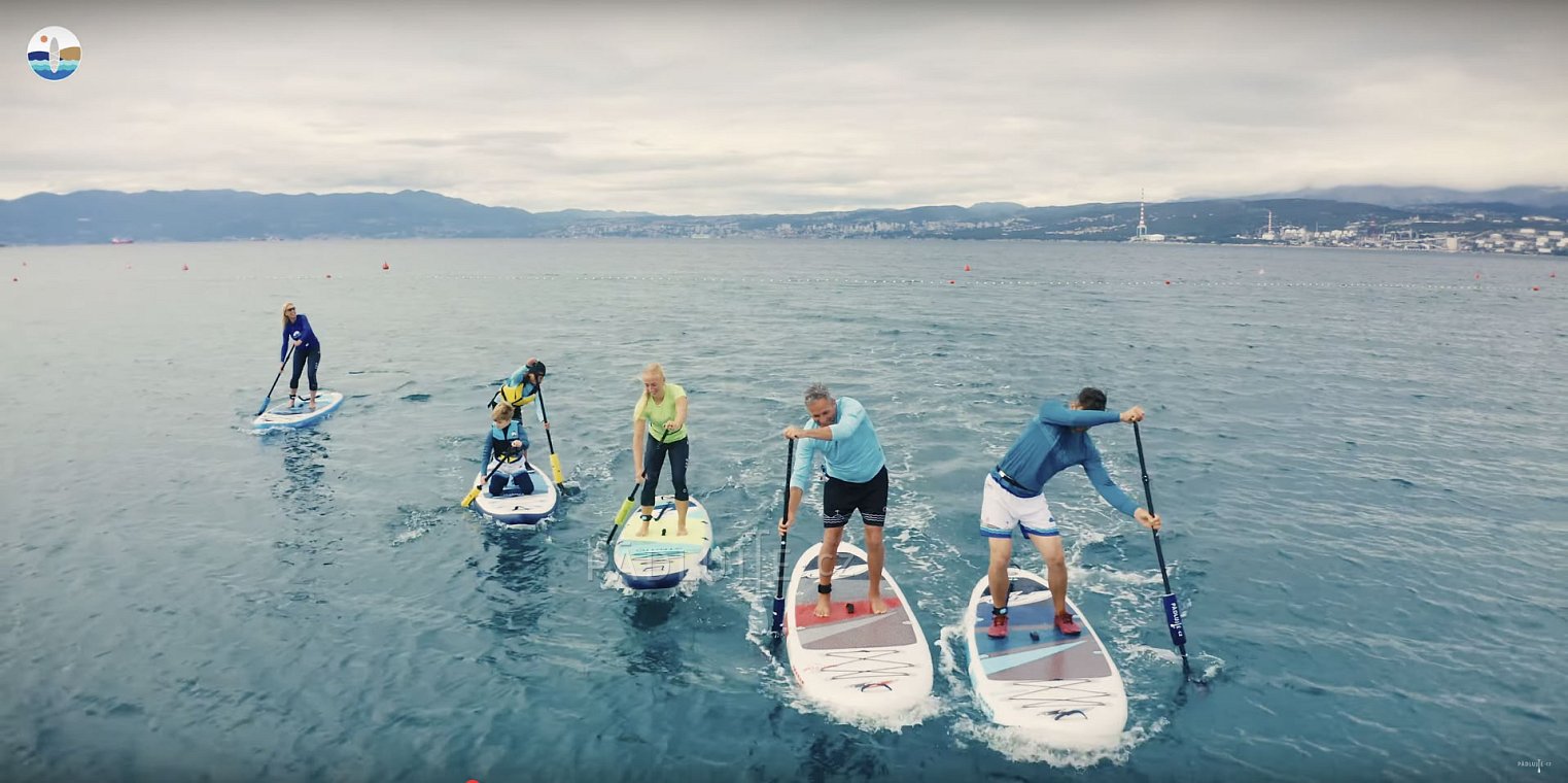Paddleboard F2 SECTOR 11'5 COMBO RED/ORANGE - nafukovací