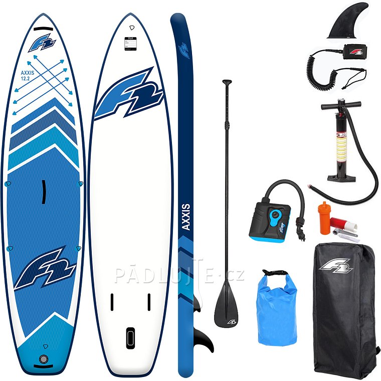 Paddleboard F2 AXXIS 12'2 SMU LIGHT BLUE s pádlem 2024 - nafukovací paddleboard