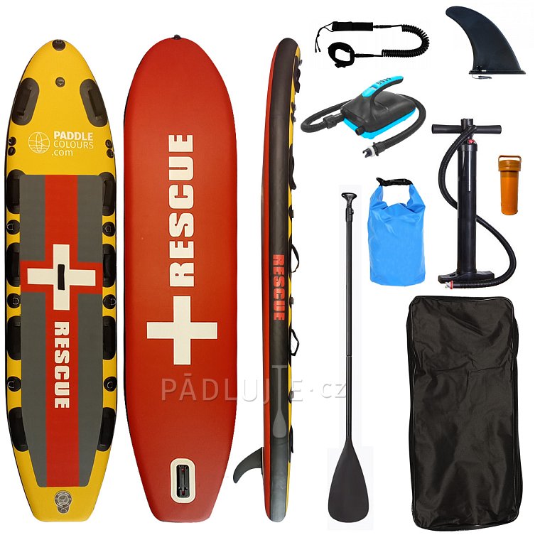 Padleboard Paddle color RESCUE 10'6 - nafukovací záchranářský