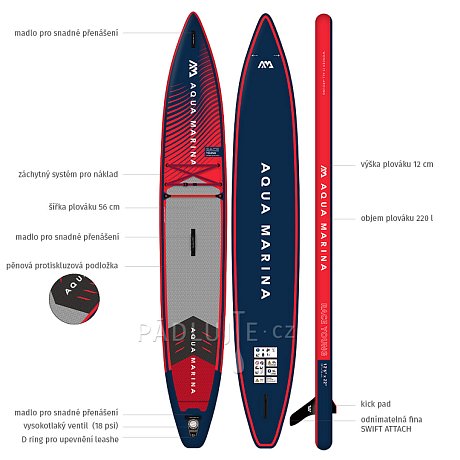 Paddleboard AQUA MARINA RACE YOUNG 12'6 model 2024