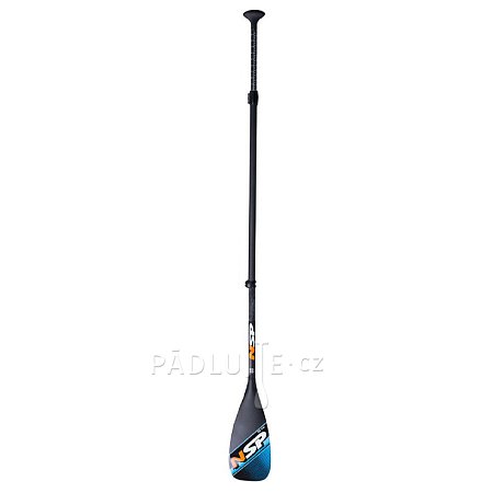 Pádlo NSP Carbon Hybrid 86 3D BLACK pro paddleboard