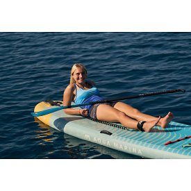 Komplet pro cvičení jógy - nafukovací molo AQUA MARINA Yoga dock + 8x paddleboard DHYANA 11'0