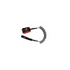 Leash COASTO Coiled 10' 8mm black/red - pojistný řemínek pro paddleboardy