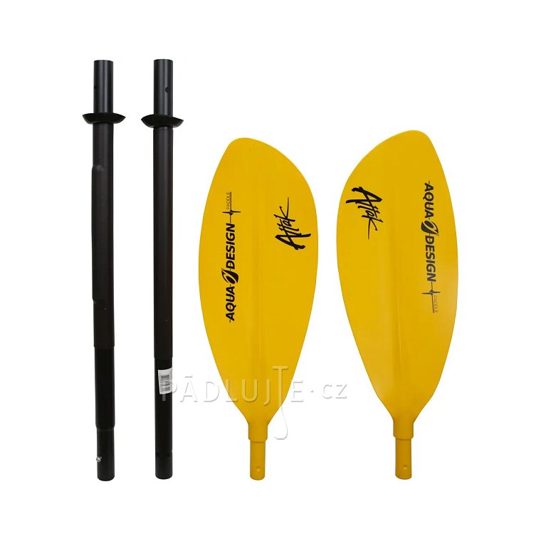 Pádlo AQUADESIGN K1 ATTAK 4 kajakové