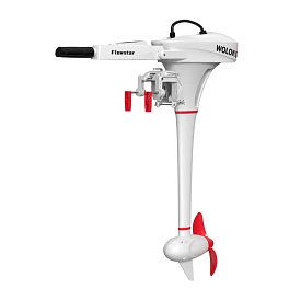 Lodní elektrický motor WOLONG ​FLOWSTAR 1,5 kW S - přívěsný s baterií