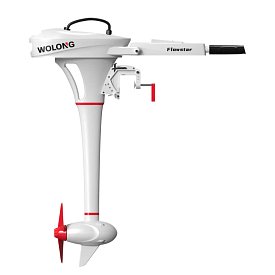 Lodní elektrický motor WOLONG ​FLOWSTAR 1,5 kW S - přívěsný s baterií