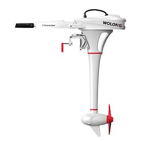 Lodní elektrický motor WOLONG ​FLOWSTAR 1,5 kW S - přívěsný s baterií