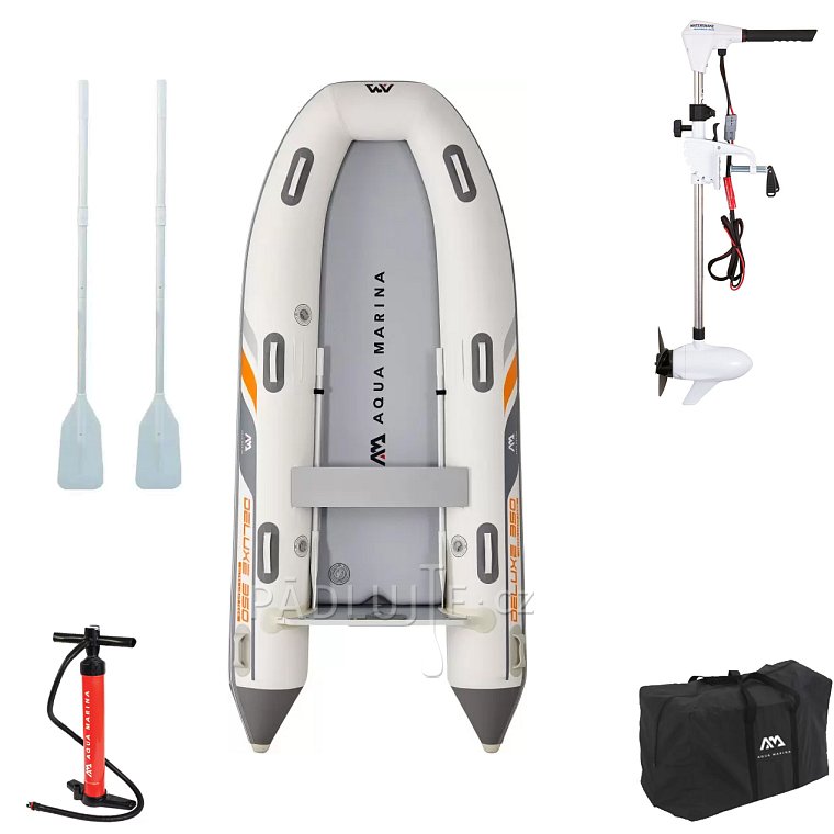 Člun AQUA MARINA U-DeLuxe 3,5m AD BT-UD350 - nafukovací člun s vysokotlakou podlahou