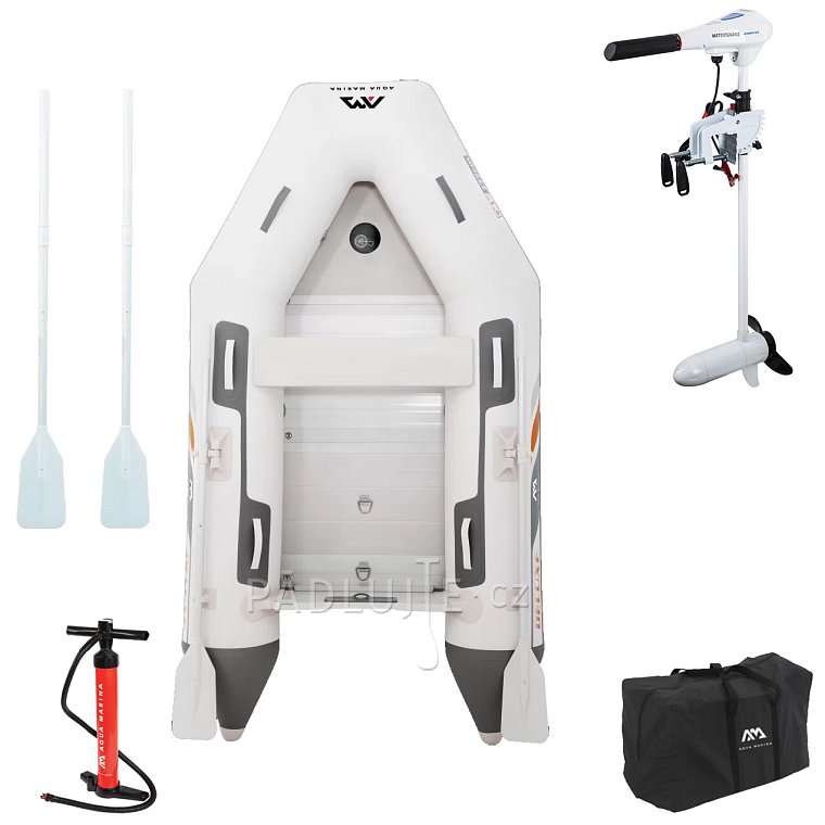 Člun AQUA MARINA A-DeLuxe 3,6m AL BT-06360AL - nafukovací člun s hliníkovou podlahou